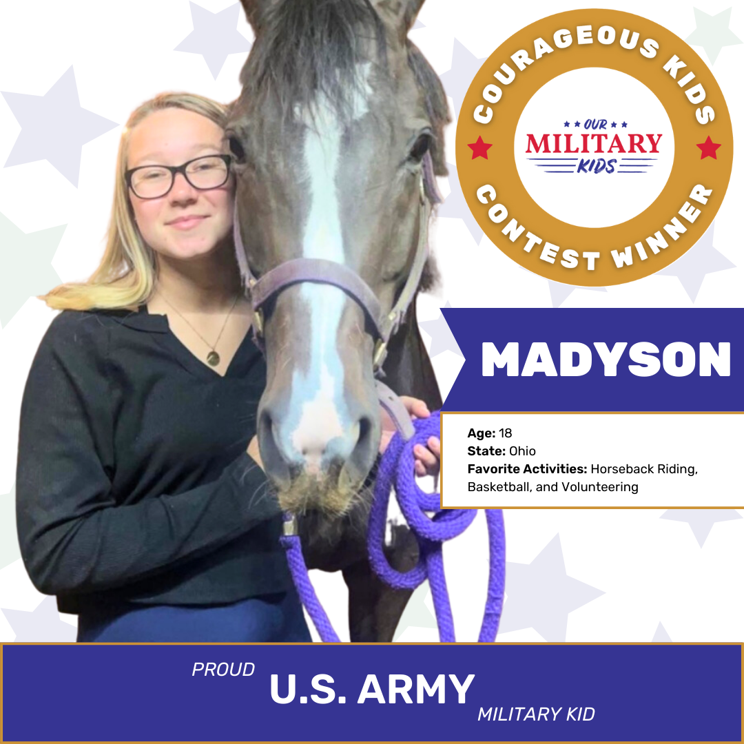 Madyson, U.S. Army Winner