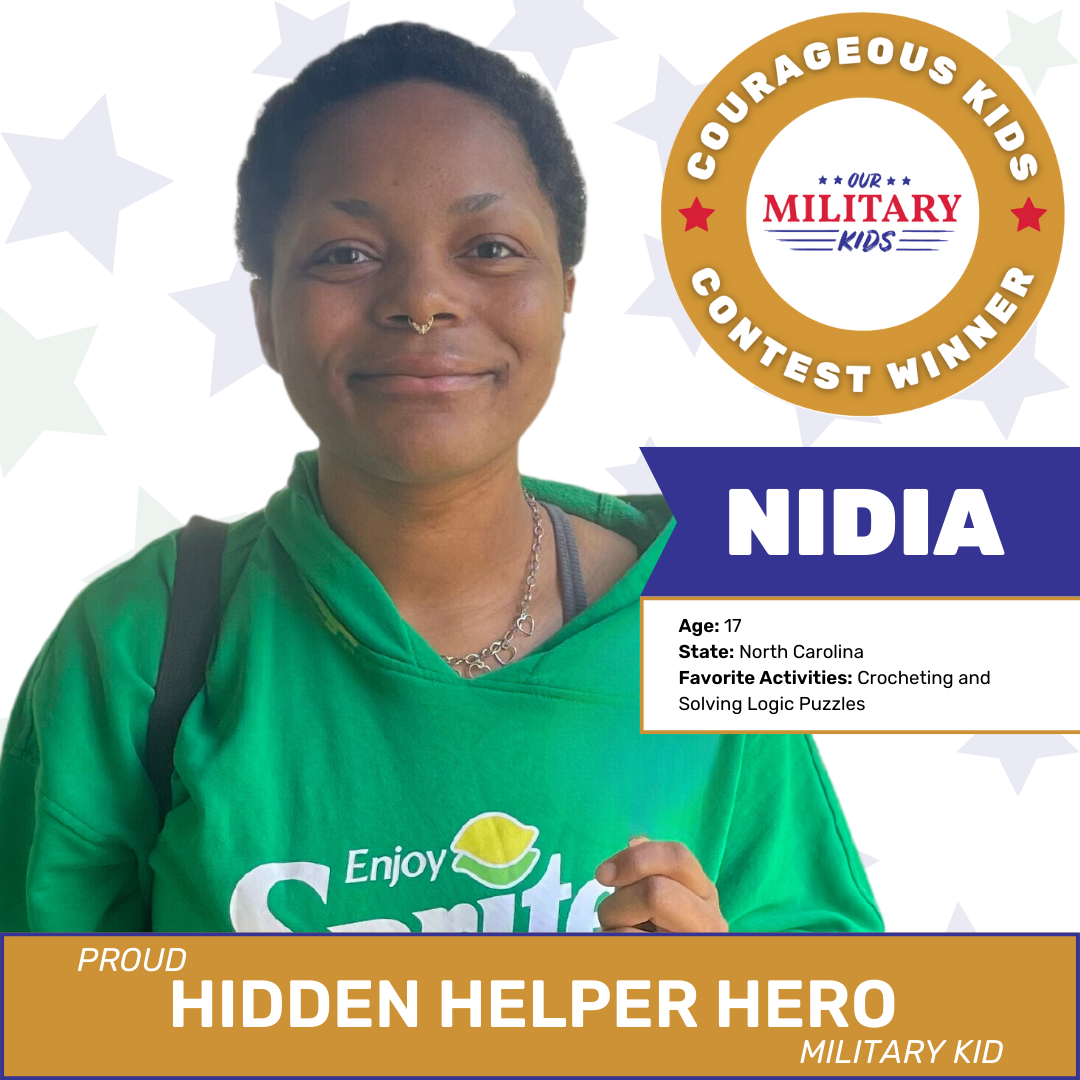 Nidia, Hidden Helper Hero Award Winner