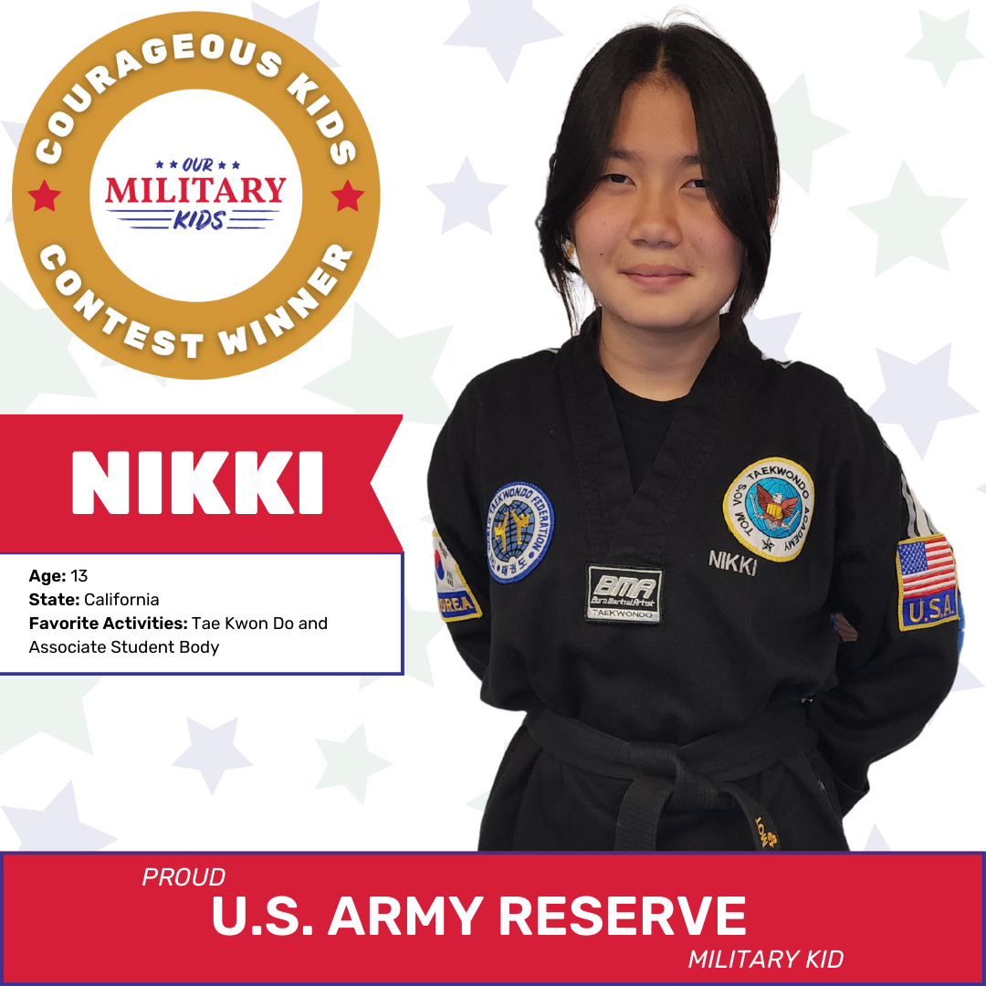 Nikki, U.S. Army Reserve Winner