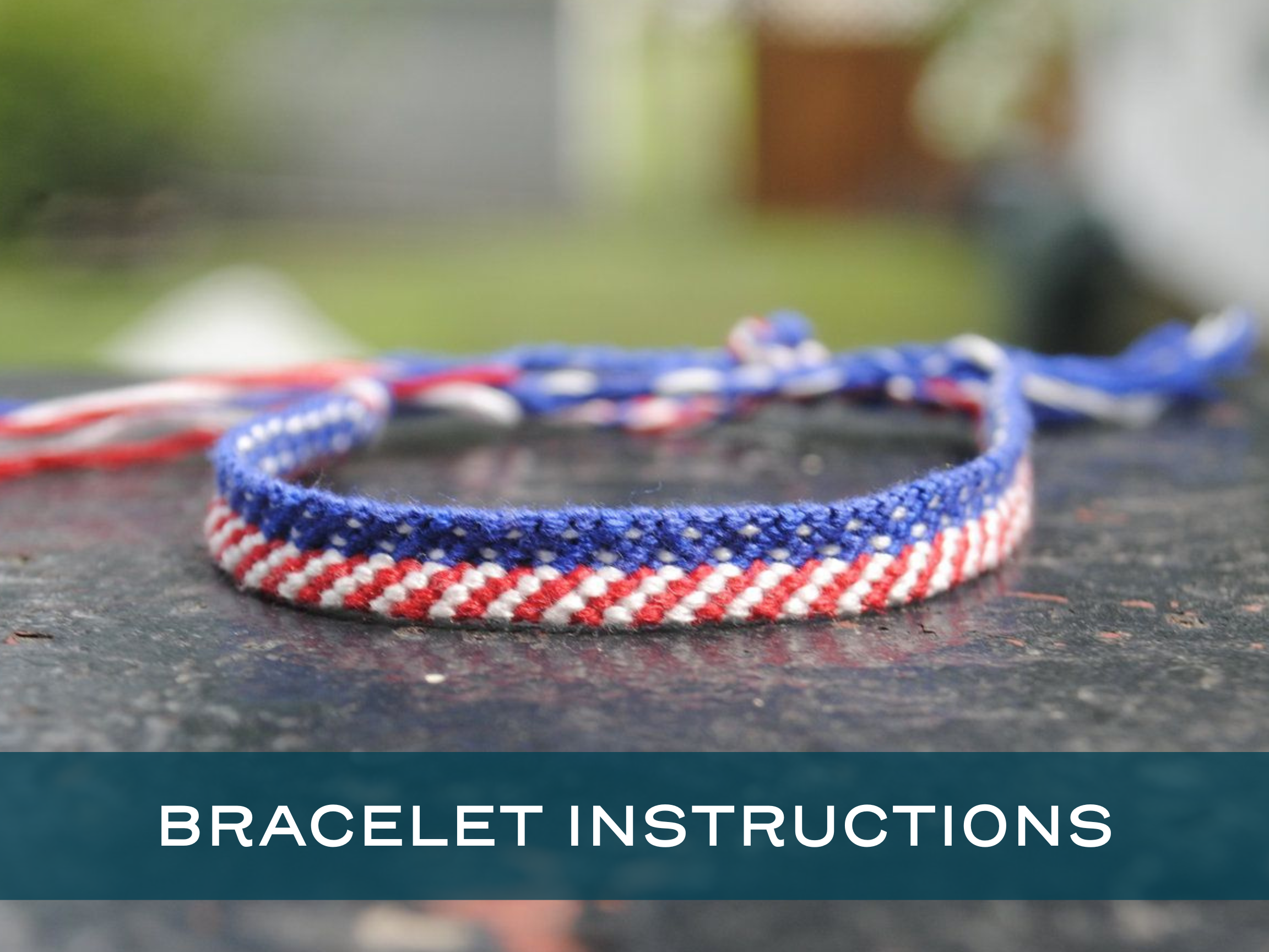 SYT Friendship Bracelet Instructions