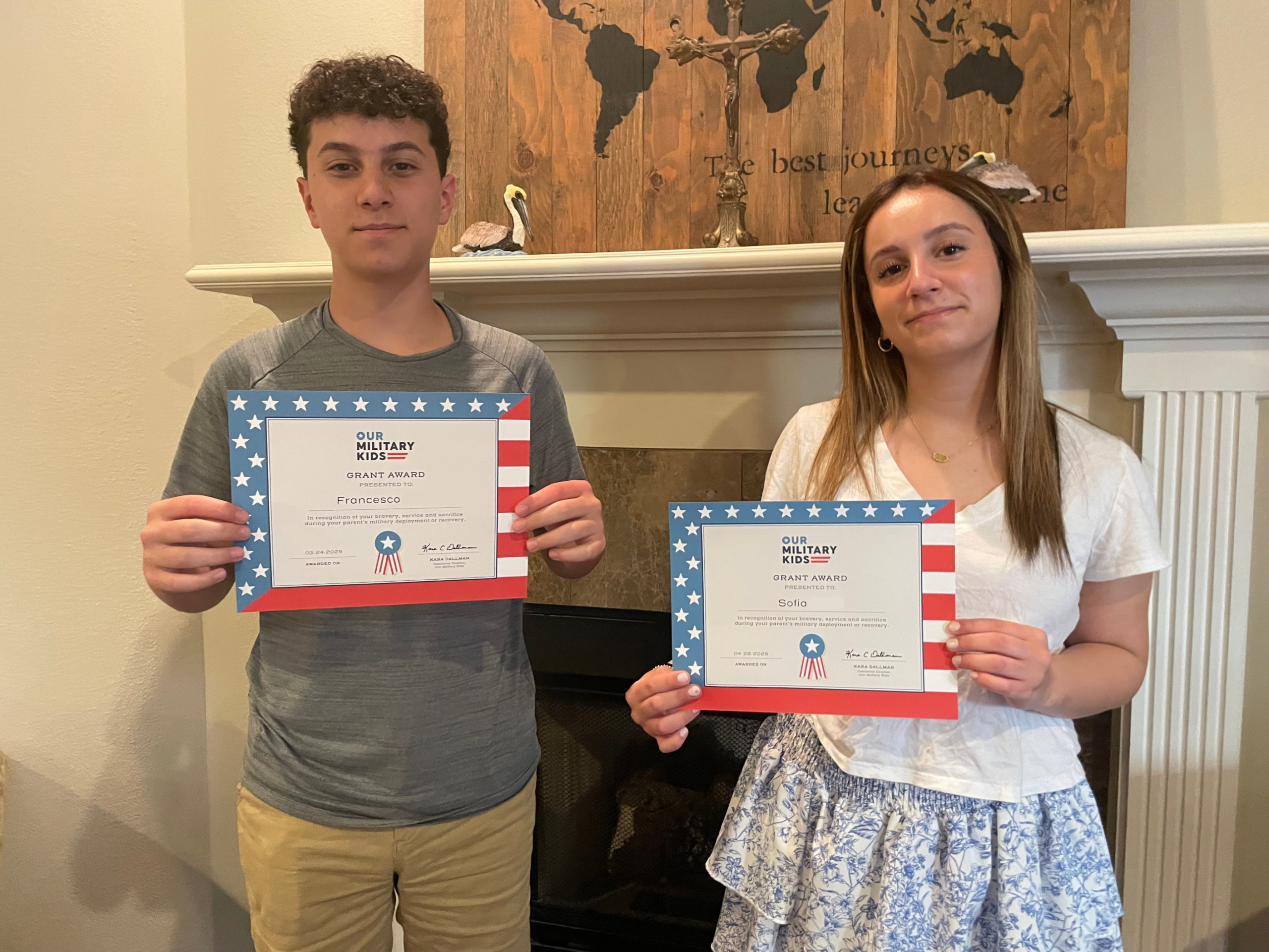 20250519 Mora Francesco and Sofia Certificates