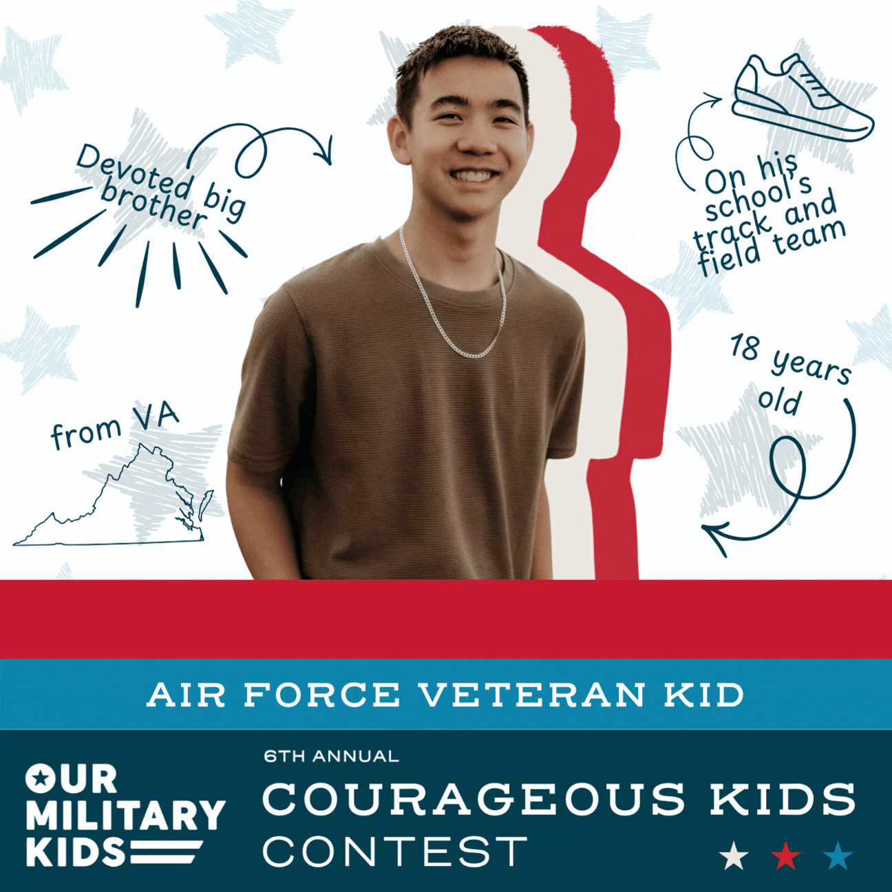 2026 CKC Winner FB Baseball Card - Xavier USAF CIP