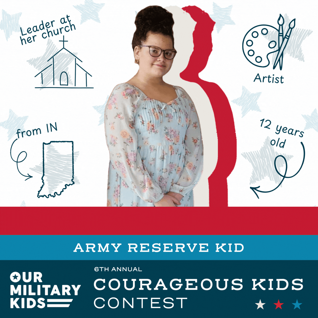 2026 CKC Winner FB Cartoon Baseball Card - Kinley AR