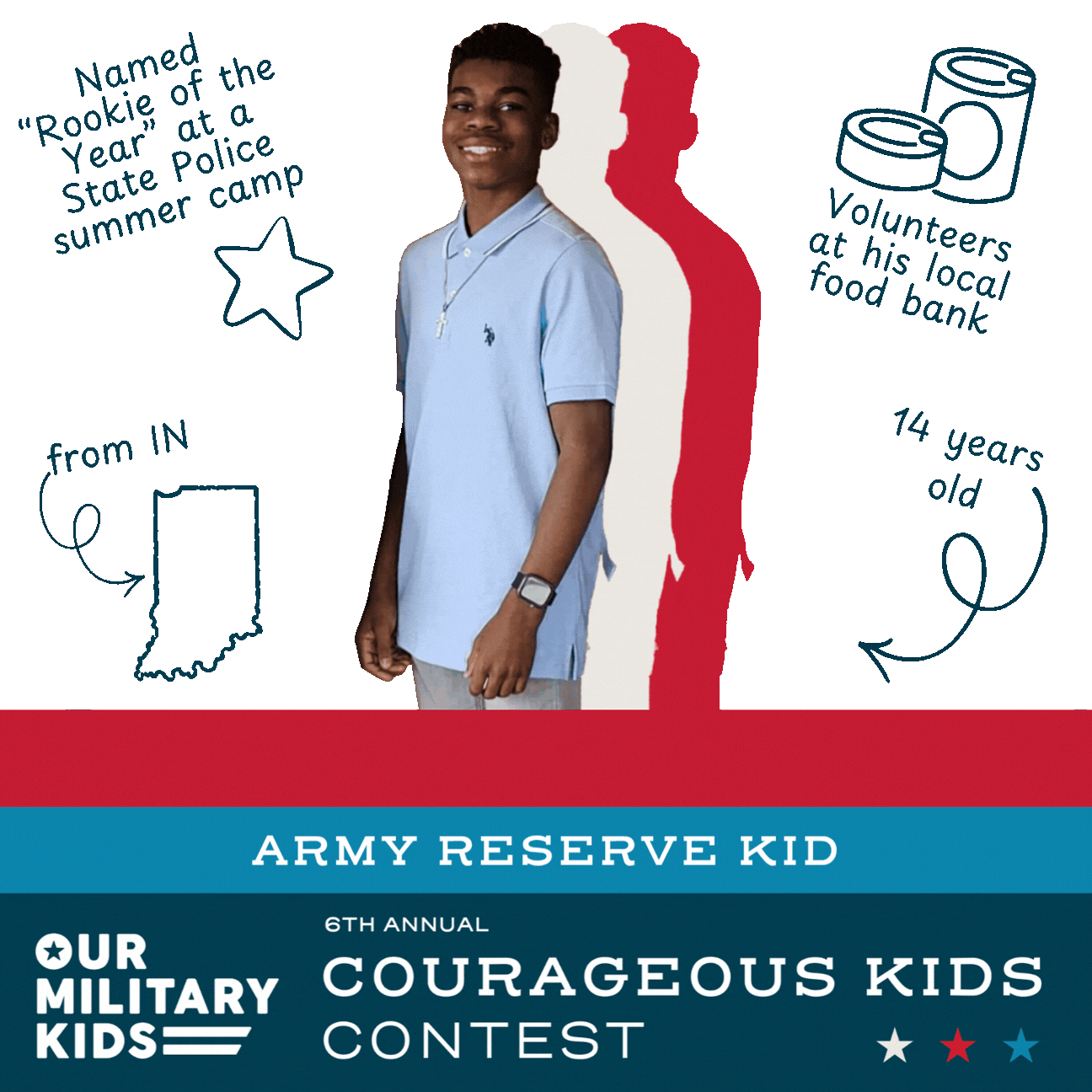 2026 CKC Winner FB Cartoon Baseball Card - Michael AR